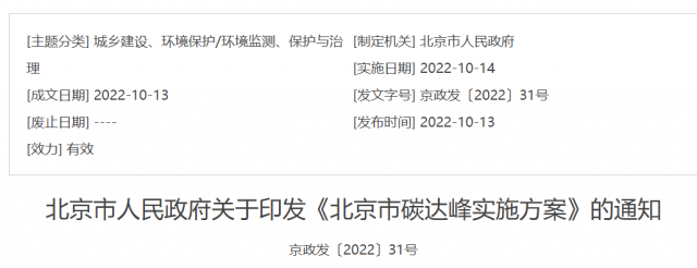 2030年風(fēng)光總裝機(jī)5GW！北京市碳達(dá)峰實(shí)施方案印發(fā)