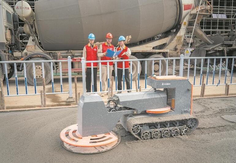 智能化土建施工機器人配合作業(yè) 提升土建施工質(zhì)效