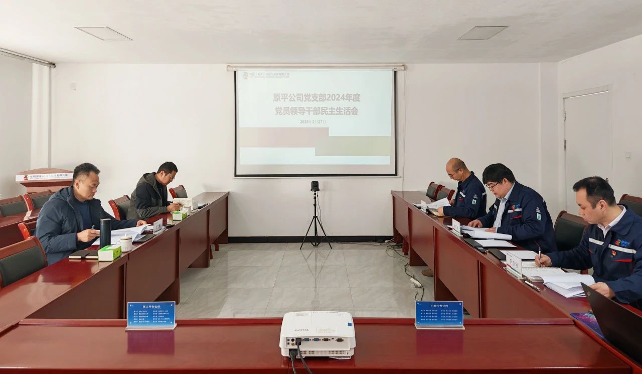 國家電投山西公司所屬單位召開2024年度黨員領導干部民主生活會